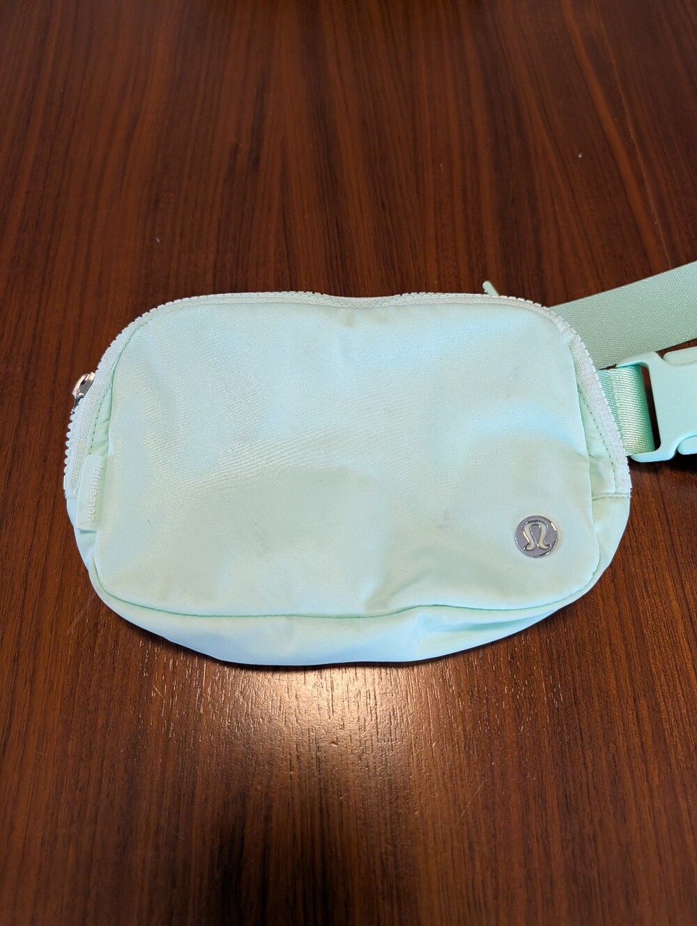 Lululemon Velour Everywhere Belt Bag Green Jasper Mint Crossbody Pre Owned